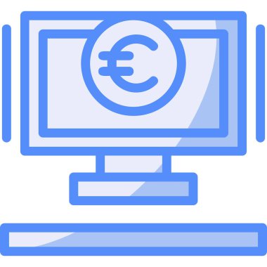 Avro simgesi ile bilgisayar monitörü