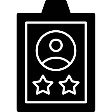 yıldız simgesi vektör illüstrasyonu