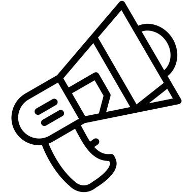 megafon ikonu. web tasarımı için hoparlör çizimi