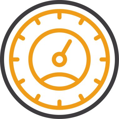 Hız göstergesi simgesi. vektör illüstrasyonu