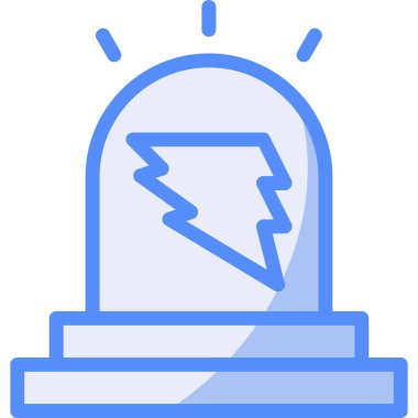 Güç. Web simgesi basit illüstrasyon