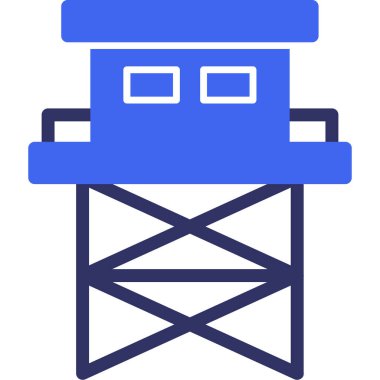 inşaat vinç simgesi oluşturma - taslak biçimi