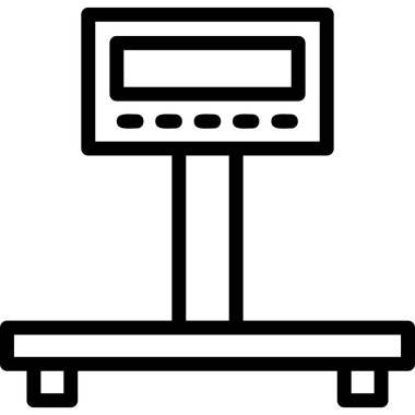 LCD monitör simgesi. beyaz arkaplanda izole edilmiş web tasarımı için televizyon izleme vektör simgesi