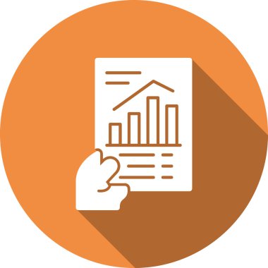 İş ve finans simgesinin vektör illüstrasyonu