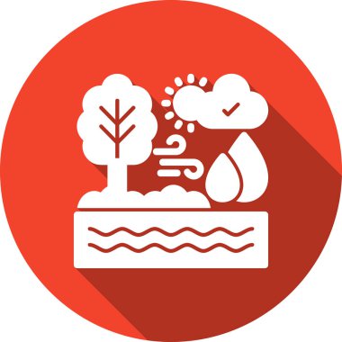 ağaç simgesi vektör illüstrasyonu