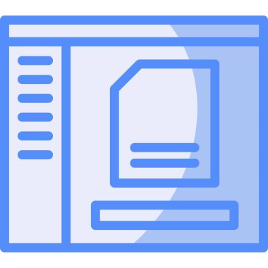 kitap web simgesi basit tasarım