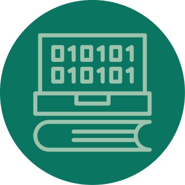 kod simgesi vektör illüstrasyonu