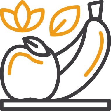 meyve sağlıklı simgesi ana hatlarıyla