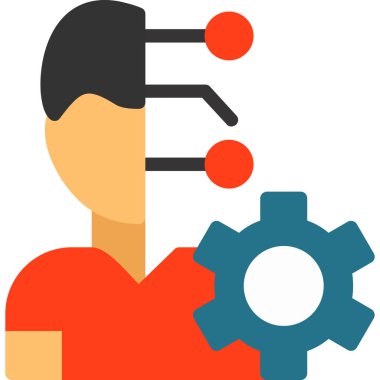 Yapay zeka robot simgesi