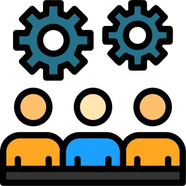 iş takımı vektör simgesi