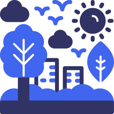 Doğa ekolojisi doğa ikonu - özet biçimi