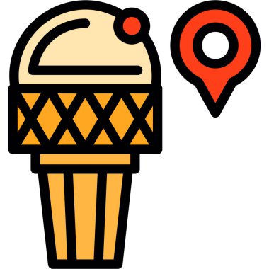 Harita pin konumu simgesi dosya özeti biçimi