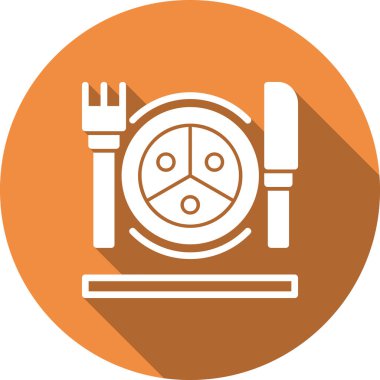 yiyecek ikonu vektör illüstrasyonu