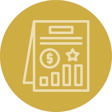 Para için. Web simgesi basit illüstrasyon