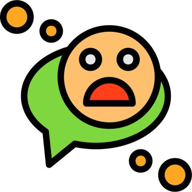 Açık ifade ve yeni ileti içeren emoji simgesi