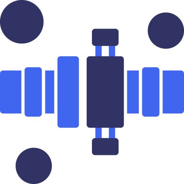 dambıllar web simgesi, basit vektör illüstrasyonu