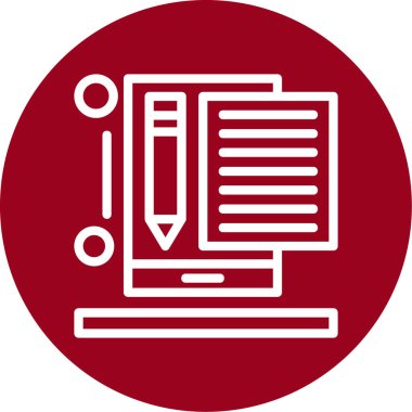 Seo simgesinin vektör illüstrasyonu