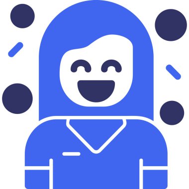 Moda olan basit tarz izole edilmiş arkaplanda mutlu adam simgesi