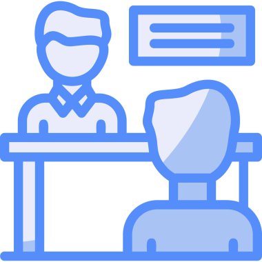 mesleki kariyer simgesi - taslak biçimi