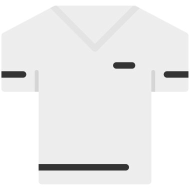 shirt simgesi vektör illüstrasyonu