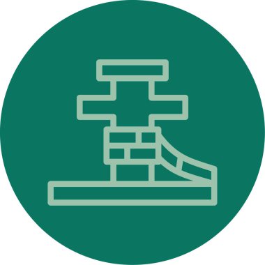 Modern b 'nin vektör illüstrasyonu eksik simgesi