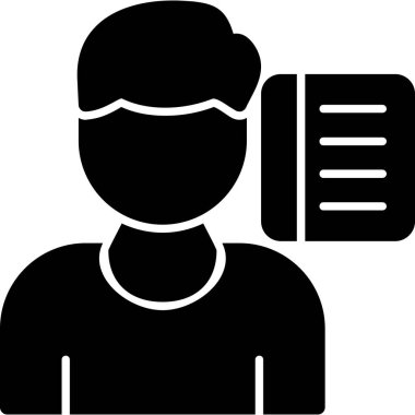 man simgesi, vektör illüstrasyonu