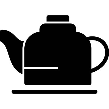 çay potu vektör simgesi