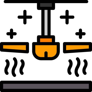 Klima. Web simgesi basit illüstrasyon