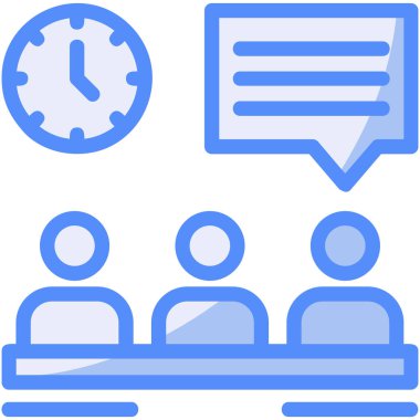 toplantı tartışma simgesi