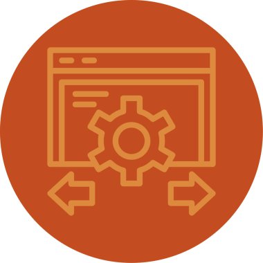 seo modern simgesinin vektör illüstrasyonu