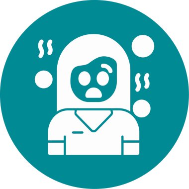 para yöneticisi düz yuvarlanmış vektör simgesi