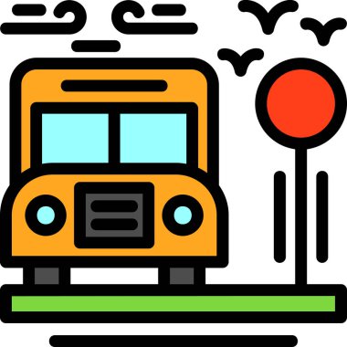 tren simgesi vektör illüstrasyonu