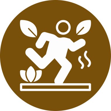 Köpekli bir adamın vektör çizimi