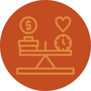 ticari finans vektör çizgisi simgesi