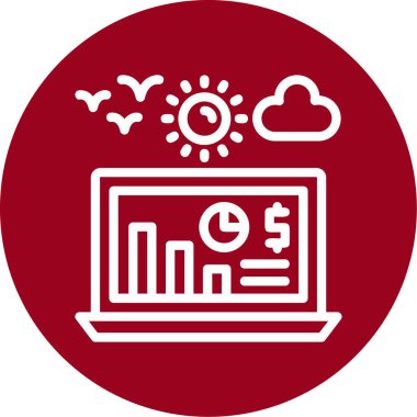 seo modern simgesinin vektör illüstrasyonu