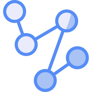 bağlantı ağ simgesine doldurulmuş - dış hat biçimi ile bağlan