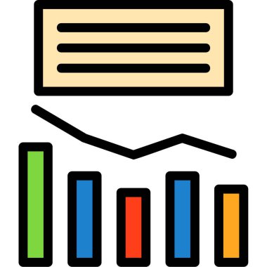 analitik iş finans simgesi