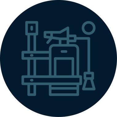 vektör yağ makinesi simgesi