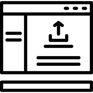 Web tasarım simgesi, vektör illüstrasyonu