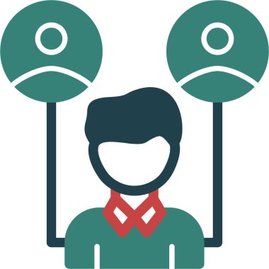 İş adamları. Basit tasarım