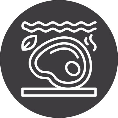 Gıda simgesinin vektör illüstrasyonu