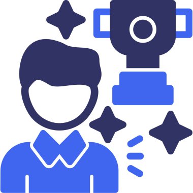 Kameralı bir kişinin vektör illüstrasyonu