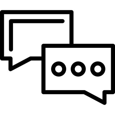 sohbet baloncuğu ileti simgesi