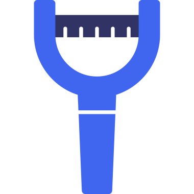 Kürek. Web simgesi basit illüstrasyon