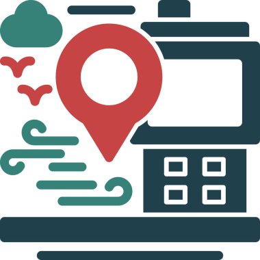 konum haritası konumu simgesi