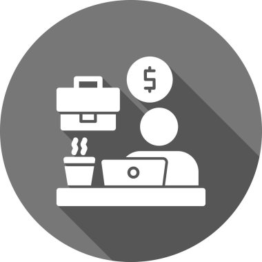 iş simgesi vektör illüstrasyonu