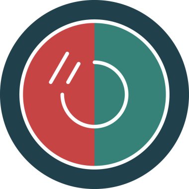 Gülümseme simgesi, vektör illüstrasyonu