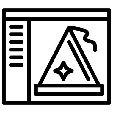 seo modern simgesinin vektör illüstrasyonu