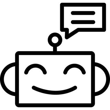 Sohbet mesajı simgesi, iletinin vektör illüstrasyon tasarımı