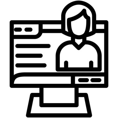 yönetici yönetici çalışan simgesi